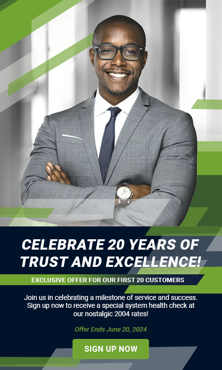 Celebrate 20 Years of Trust and Excellence!