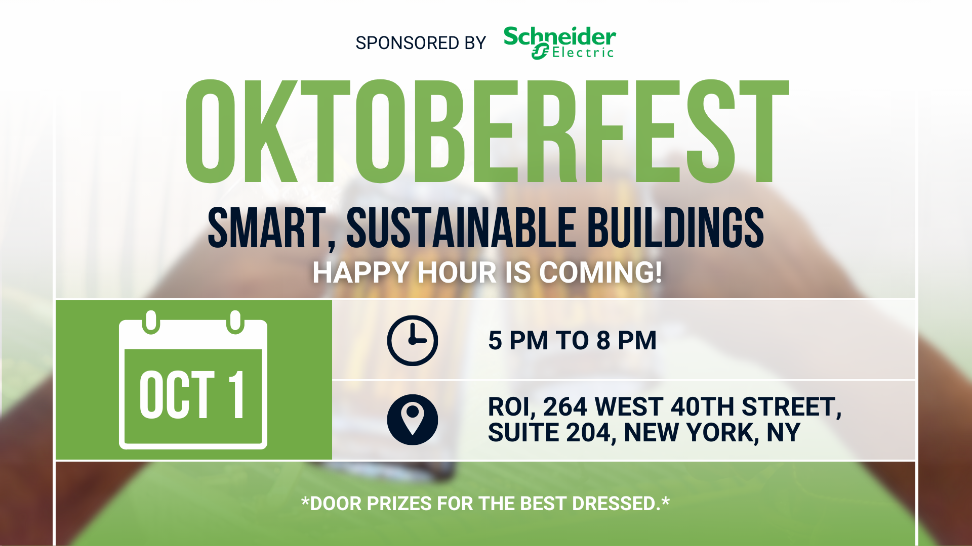 ROI OKTOBERFEST SMART SUSTAINABLE BUILDINGS