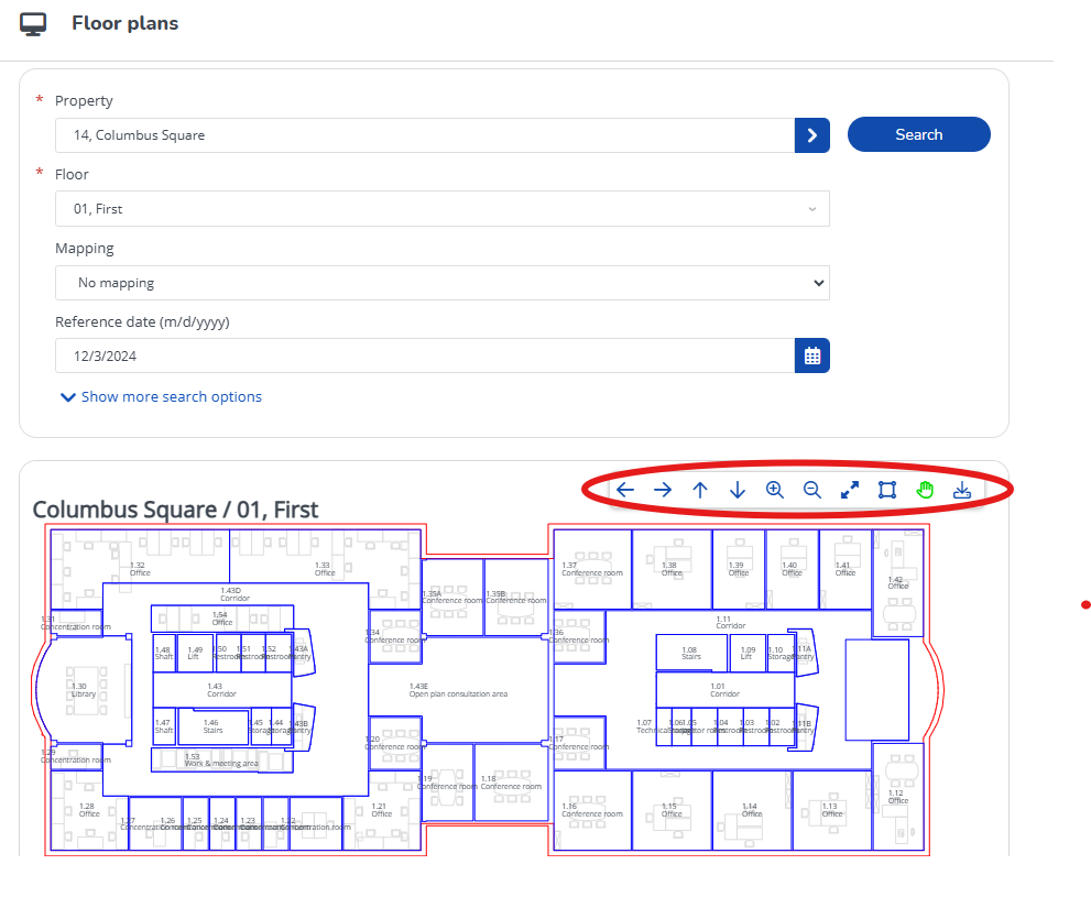 Planon’s Floor Plan Viewer