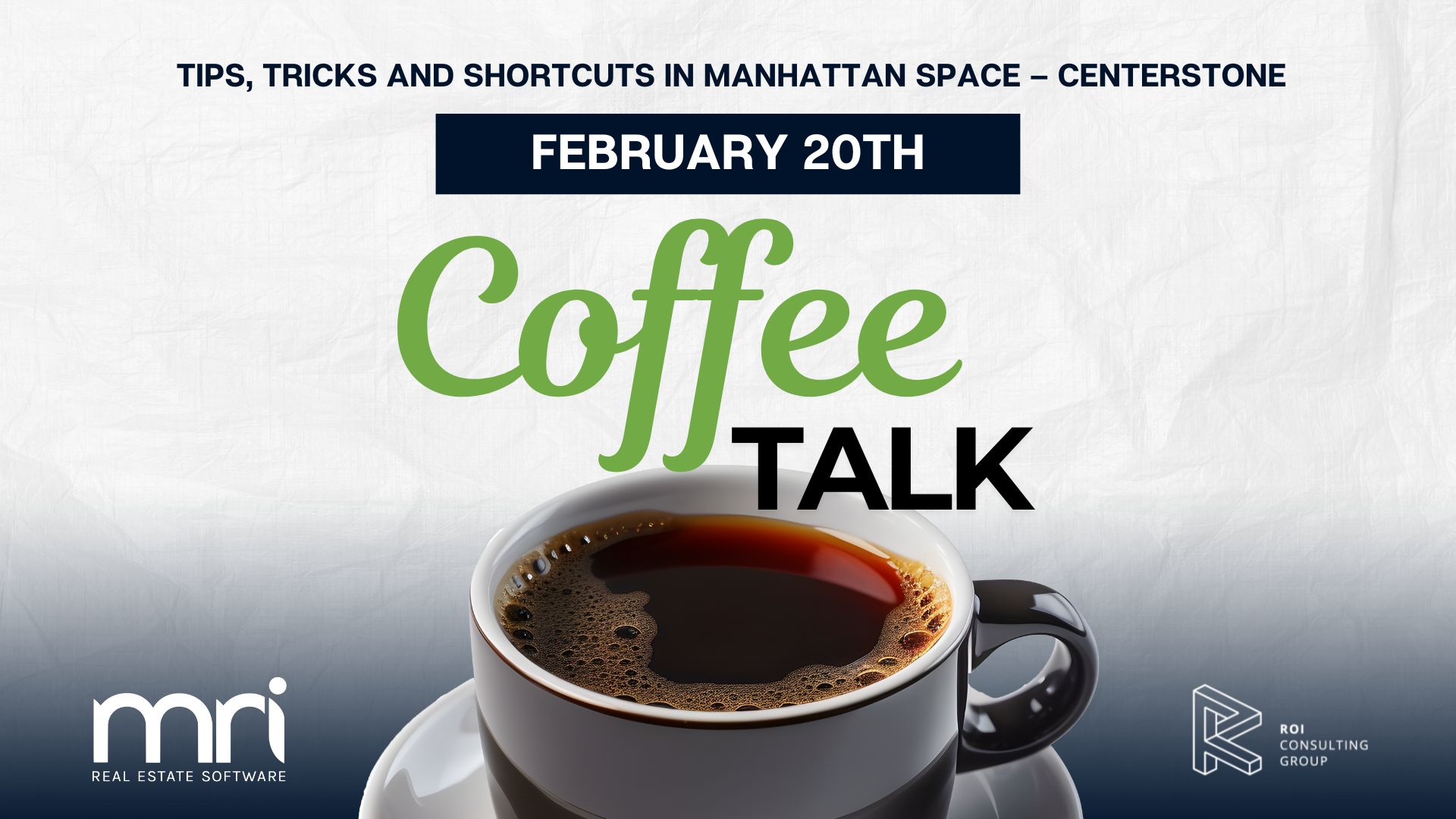 MRI Coffee Talks